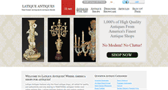 Desktop Screenshot of latiqueantiques.com